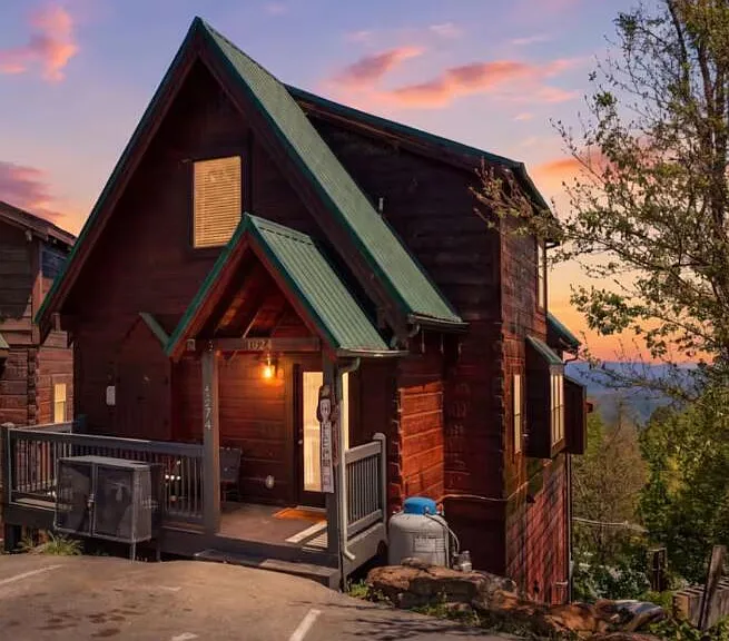 Bear Cub Luxury Pool Cabin