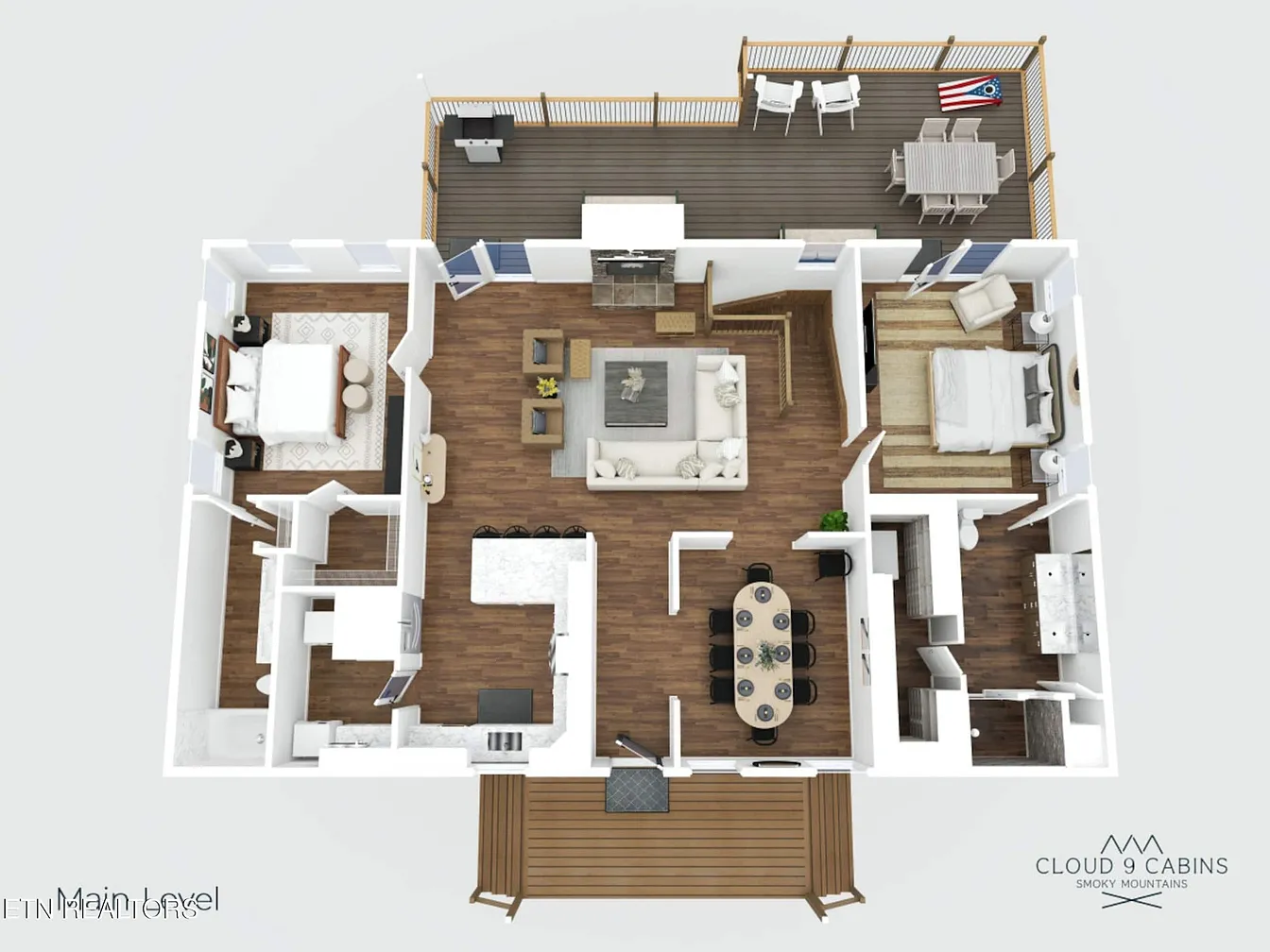 Wiley Oakley Luxury Mountain Cabin